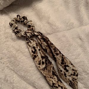 snake skin hair tie scarf
